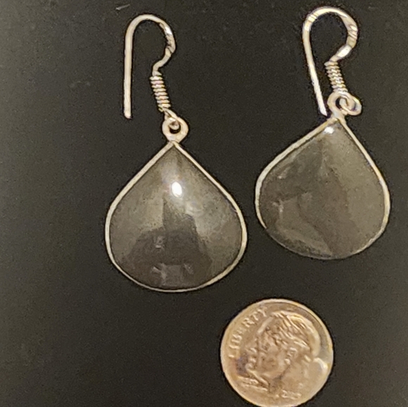 Obsidian Earrings ♥️ - Picture 1 of 2